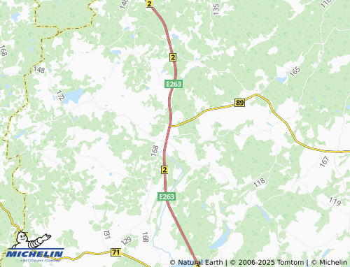 MICHELIN Saverna map - ViaMichelin