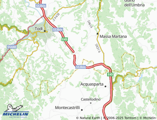 MICHELIN Rosceto map - ViaMichelin
