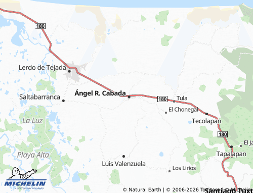Mapa MICHELIN Guadalupano - ViaMichelin