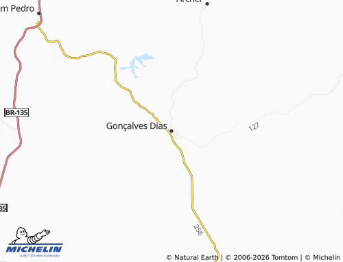 Mappa MICHELIN Gonçalves Dias - ViaMichelin