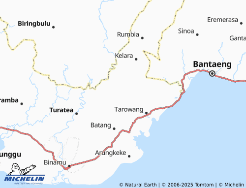 MICHELIN Bontolebang map - ViaMichelin