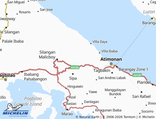 MICHELIN Santa Catalina map - ViaMichelin