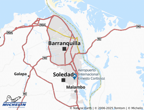 MICHELIN Urbanización Santa Elena map - ViaMichelin
