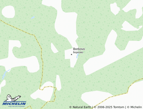 MICHELIN Borkovo map - ViaMichelin