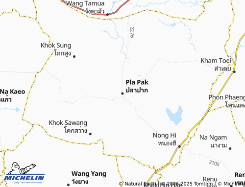 MICHELIN Pla Pak map - ViaMichelin