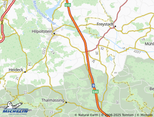 MICHELIN Mindorf map - ViaMichelin