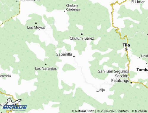 Mapa MICHELIN Sabanilla - ViaMichelin