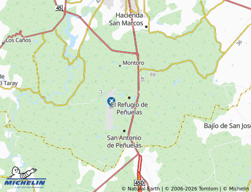 Mappa MICHELIN Buenavista de Peñuelas - ViaMichelin