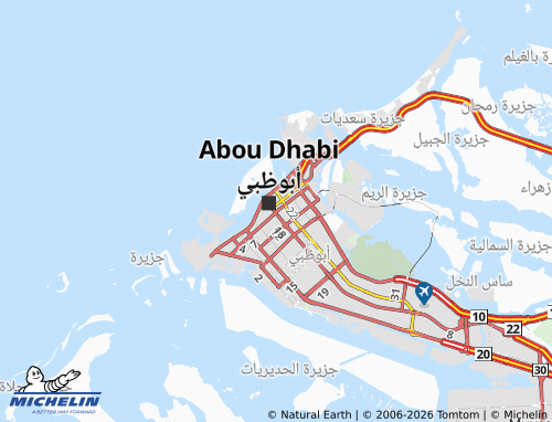 MICHELIN Markaziyah 13 map - ViaMichelin