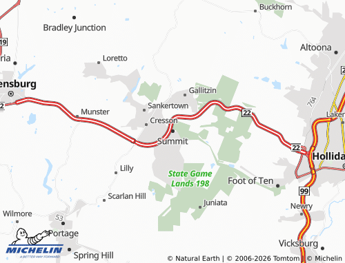 Carte MICHELIN Summit - ViaMichelin