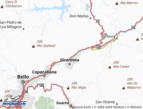 Carte MICHELIN San Andrés - ViaMichelin
