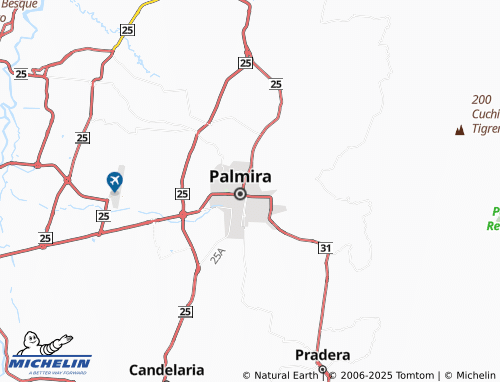 Carte MICHELIN Urbanización Villas de Caña Miel - ViaMichelin