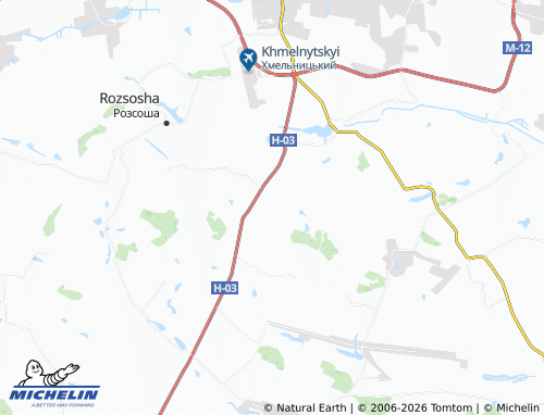 Mappa MICHELIN Perehinka - ViaMichelin