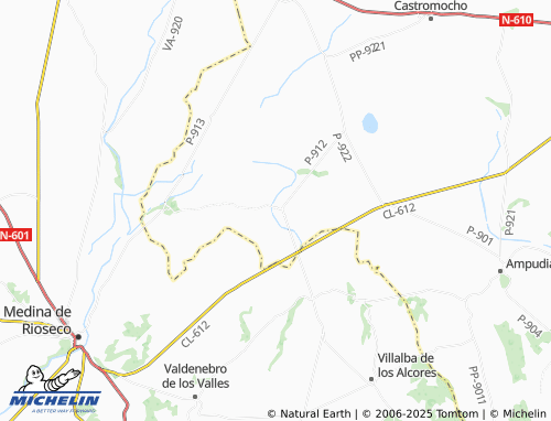 MICHELIN Meneses de Campos map - ViaMichelin