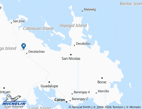 MICHELIN San Nicolas map - ViaMichelin
