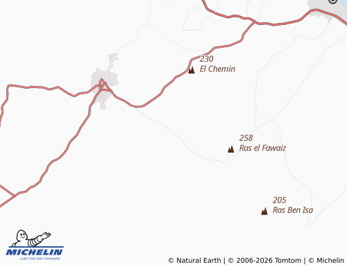 MICHELIN Qaryat el Amamira map - ViaMichelin