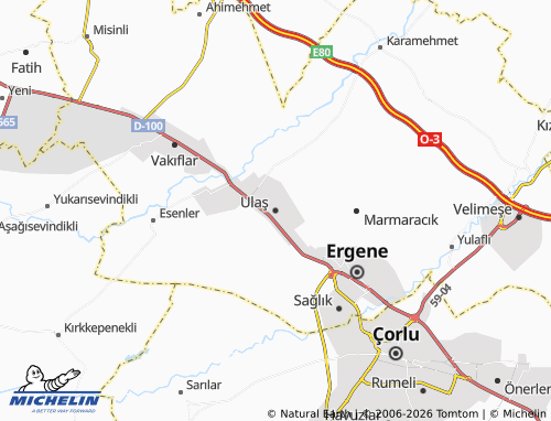 Mapa MICHELIN Ulaş - ViaMichelin