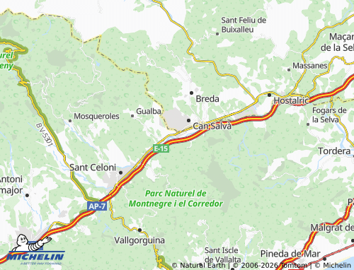 Carte MICHELIN La Batllòria - ViaMichelin