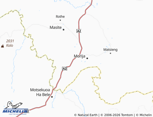 MICHELIN Ha Maholinyane map - ViaMichelin