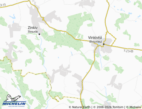 Carte MICHELIN Pylypy-Oleksandrivski - ViaMichelin