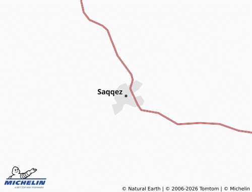 Mappa MICHELIN Saqqez - ViaMichelin