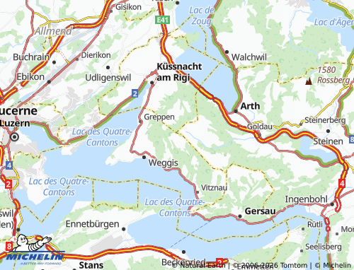 Mapa MICHELIN Rigi Kaltbad - ViaMichelin