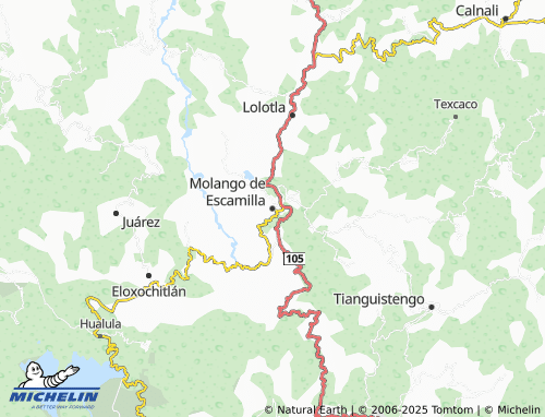 MICHELIN Molango de Escamilla map - ViaMichelin