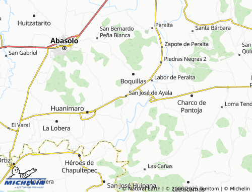 MICHELIN San José de Ayala map - ViaMichelin