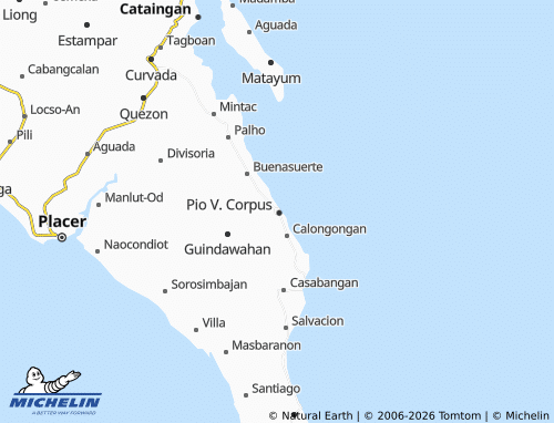 Mappa MICHELIN Poblacion - ViaMichelin