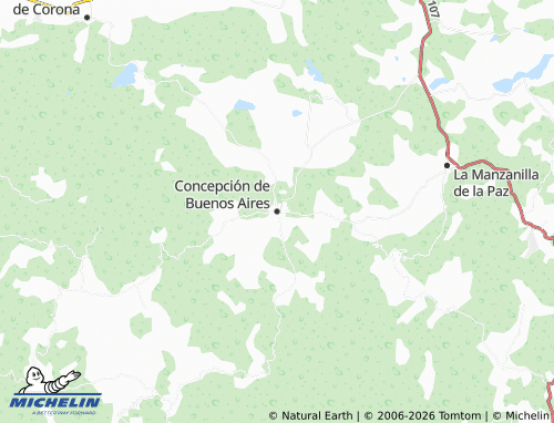 MICHELIN Concepción de Buenos Aires map - ViaMichelin