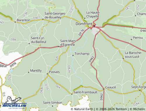 Mapa MICHELIN Torchamp - ViaMichelin