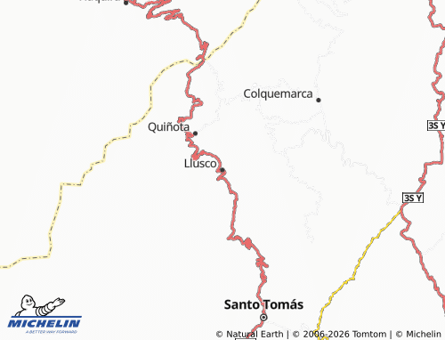 MICHELIN Llusco map - ViaMichelin