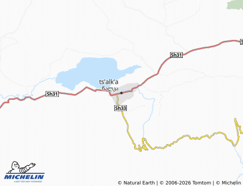 MICHELIN ts'alk'a map - ViaMichelin