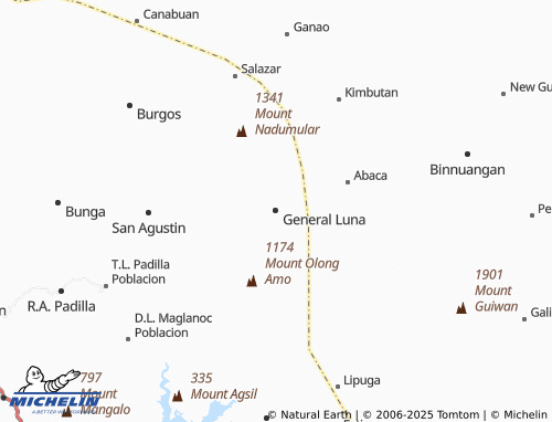 MICHELIN General Luna map - ViaMichelin