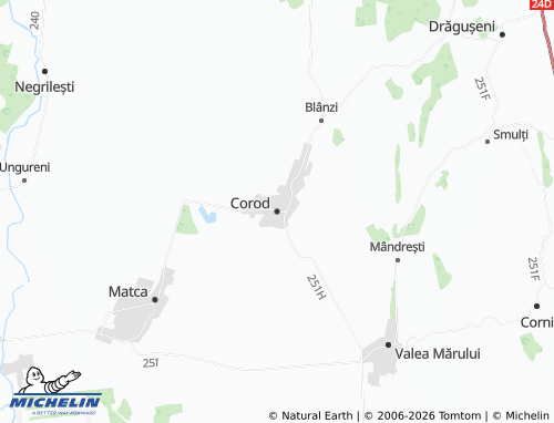 Mappa MICHELIN Corod - ViaMichelin
