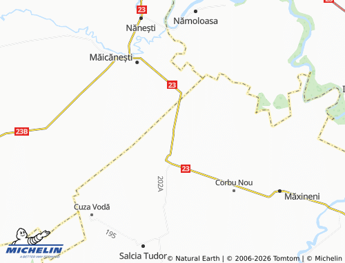 MICHELIN Olăneasca map - ViaMichelin