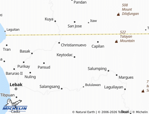 MICHELIN Keytodac map - ViaMichelin