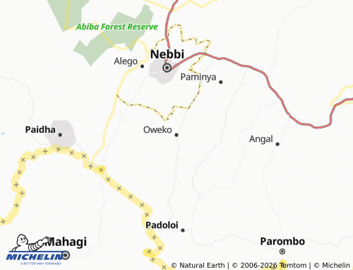 Mappa MICHELIN Oweko - ViaMichelin