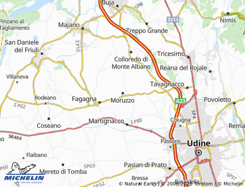 Mappa MICHELIN Moruzzo - ViaMichelin