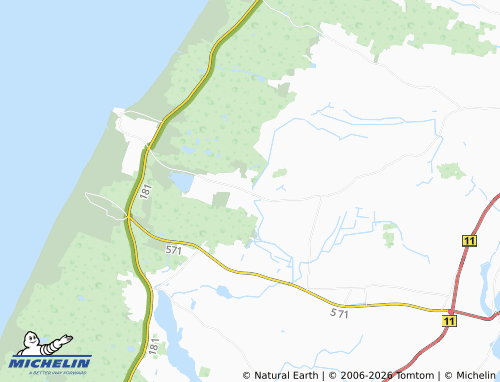 MICHELIN Faddersbøl map - ViaMichelin