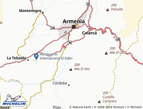 Mapa MICHELIN Potosí - ViaMichelin
