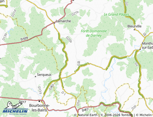 Mappa MICHELIN Isches - ViaMichelin