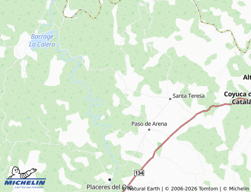 MICHELIN Anonas Grandes map - ViaMichelin