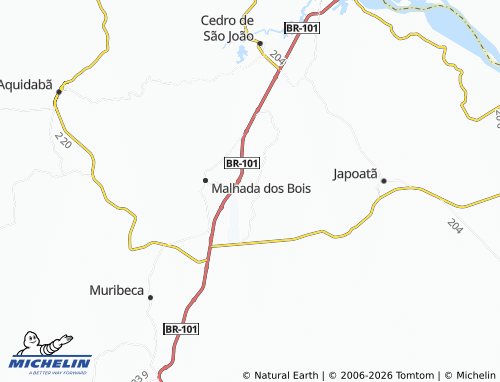 MICHELIN São Francisco map - ViaMichelin