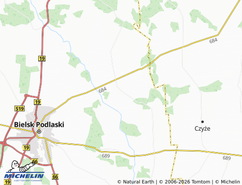 MICHELIN Pasynki map - ViaMichelin