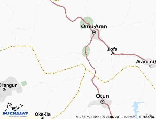Mappa MICHELIN Aran-Orin - ViaMichelin