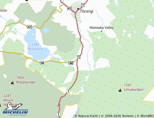 Mapa MICHELIN Rangipo - ViaMichelin
