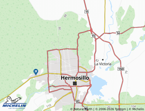 MICHELIN Lomas de Linda Vista map - ViaMichelin