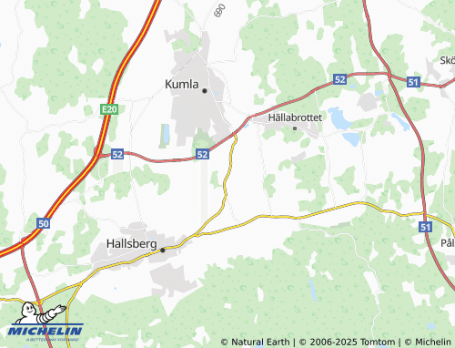 MICHELIN Sannahed map - ViaMichelin