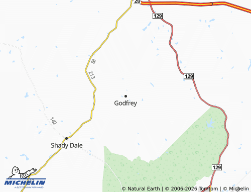 Mapa MICHELIN Godfrey - ViaMichelin